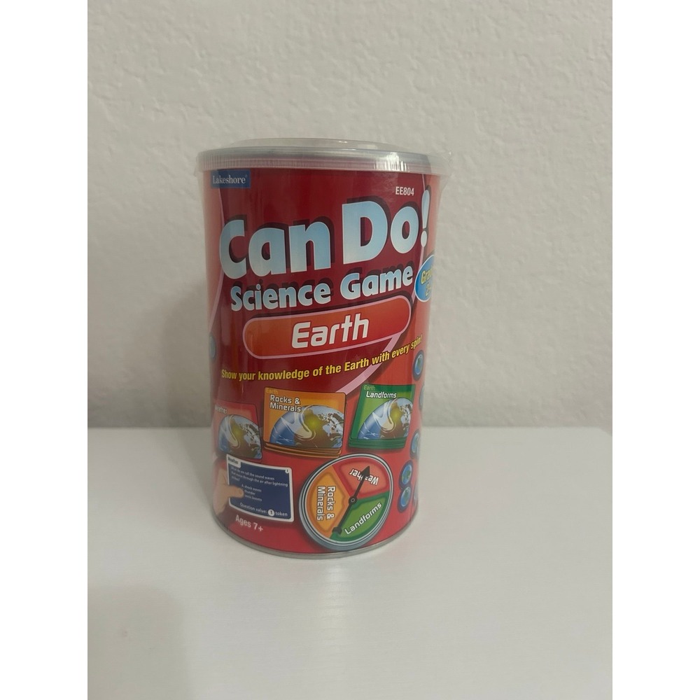 Lakeshore Can Do Science Game Earth Grade 2-4 Educational Activity - New, Sealed